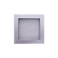 Akcesoria kominkowe - NORDFLAM Kratka kominkowa 17 x 17 cm Stare srebro - miniaturka - grafika 1