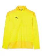 Koszulki i topy damskie - Puma Herren teamGOAL 23 Training 1/4 Zip Top Trainingsoberteil, Cyber Yellow-Spectra Yellow, 3XL 656476 - miniaturka - grafika 1