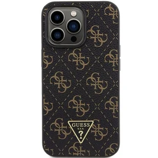 Etui Guess GUHCP13XPG4GPK Apple iPhone 13 Pro Max hardcase 4G Triangle Metal Logo czarny/black - Etui i futerały do telefonów - miniaturka - grafika 4