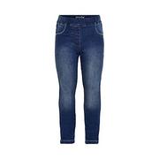Spodnie i spodenki dla dziewczynek - MINYMO Jeansy dziewczęce typu Jegging Power Stretch Slim Fit, Denim, 104 cm - miniaturka - grafika 1