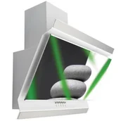 Okapy kuchenne - VDB Deco Stone 60 biały - miniaturka - grafika 1