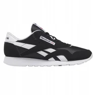 Buty sportowe męskie - Buty męskie sportowe Reebok Classic Nylon 100009273 czarne 44,5 - miniaturka - grafika 1
