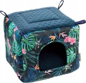 Akcesoria dla gryzoni - Kraina Tuptusia Tropikalny Las domek kostka - miniaturka - grafika 1