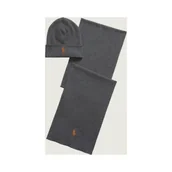 Czapki męskie - POLO RALPH LAUREN Szal + czapka - miniaturka - grafika 1