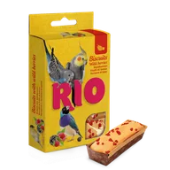 Przysmaki dla ptaków - RIO Biszkopty z jagodami dla ptaków 5x7g [22190] - miniaturka - grafika 1