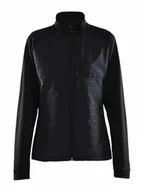 Kurtki damskie - Craft ADV Unify Hybrid Jacket damska kurtka przejściowa, rozm. M, czarna, lekka kurtka z funkcjonalnego materiału, z 2 kieszeniami i 1 kieszenią na piersi, lekka kurtka damska - miniaturka - grafika 1