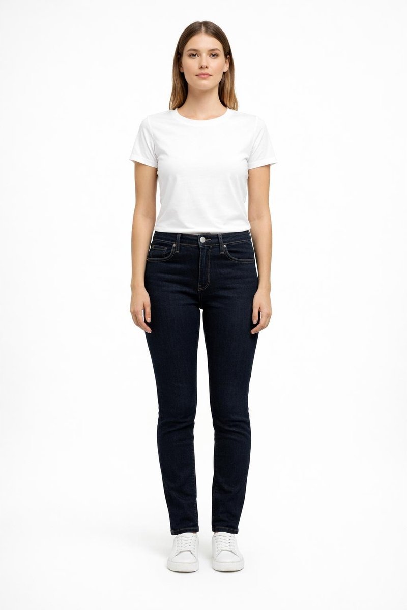 PEPE JEANS GRANATOWE JEANSY RURKI Z PRZETARCIAMI 28/30 AWA