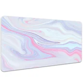 Podkładki na biurko - Mata z nadrukiem na biurko Abstrakcja róż 100x50 cm, Dywanomat - miniaturka - grafika 1