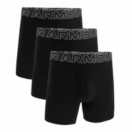 Majtki męskie - Męskie bokserki Under Armour M UA Perf Cotton 6in Rozmiar: M / Kolor: czarny/biały - miniaturka - grafika 1