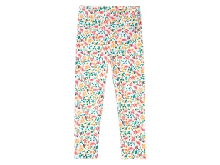 lupilu® Jegginsy dziewczęce (86/92, Biały/ nadruk na całej powierzchni) - Spodnie i spodenki dla dziewczynek - miniaturka - grafika 1