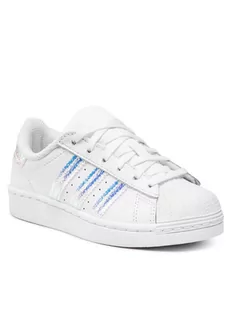 Adidas Buty Superstar C FV3147 Biały - Buty dla dziewczynek - miniaturka - grafika 1