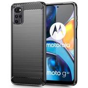 Etui i futerały do telefonów - Tech-Protect Etui TPUCarbon do Motorola Moto G22 Czarny MOTOROLA MOTO G22 - miniaturka - grafika 1