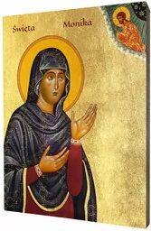 Ikona religijna święta Monika - Ikony i obrazy sakralne - miniaturka - grafika 1