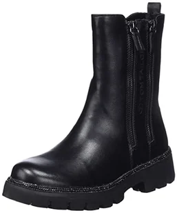 Tom Tailor Damskie sztyblety 4290701, czarne, 42 UE - Botki damskie - miniaturka - grafika 1
