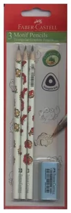 Faber-Castell ołówki grafitowe, Morski Świat, 3 sztuki - Ołówki - miniaturka - grafika 2