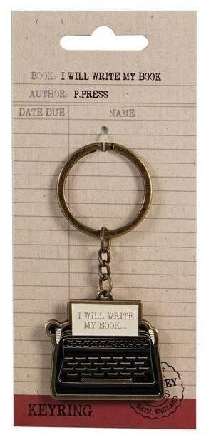 Pulteney Press Brelok metalowy - I Will Write