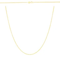 Biżuteria dla dzieci - Złoty łańcuszek pełny Lisi ogon 55 cm pr. 585 - miniaturka - grafika 1