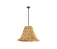 Lampy sufitowe - Immax 08273L - Żyrandol na lince NATURALEZA 1xE27/40W/230V śr. 45 cm rattan - miniaturka - grafika 1