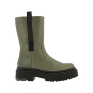 Botki damskie - Damskie Sztyblety G-STAR RAW KAFEY PFM HGH LEA W GST2241-021821-9609 – Oliwkowy - miniaturka - grafika 1