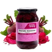Warzywa w marynacie - Kiszone Buraki Carpaccio 900g Przetwory Warzywne Kiszone Specjały - miniaturka - grafika 1
