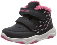 Kozaki damskie - KangaROOS Dziewczęce kozaki Ks-Goku V, Dk Navy Daisy Pink, 24 EU - miniaturka - grafika 1