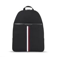 Plecaki - Plecak Tommy Hilfiger Th Coated Canvas Backpack AM0AM11533 Black BDS - miniaturka - grafika 1