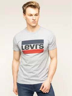 Koszulki męskie - Levi's T-Shirt Sportswear Logo Graphic 39636-0002 Szary Regular Fit - grafika 1