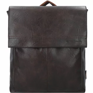 Torebki damskie - Tom Tailor Kansas Plecak skórzany 41 cm dark brown - grafika 1