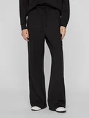 Spodnie sportowe damskie - Vila Spodnie dresowe w kolorze czarnym - miniaturka - grafika 1