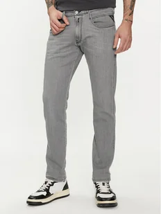 Replay Jeansy M1014.000.51A Szary Slim Fit - Spodnie męskie - miniaturka - grafika 1