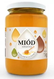 CD Miód wielokwiatowy nektarowy horeca 1kg - Miód - miniaturka - grafika 1
