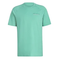 Koszulki męskie - adidas Męski T-shirt Sportclub Tee, wielokolorowy (VEALRE), M - miniaturka - grafika 1