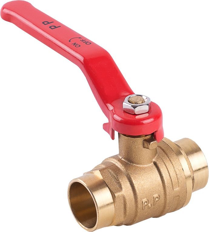 Perfexim Zawór 1504 15 z rączką do wlutowania wodny kulowy 01-304-0150-000