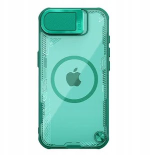 Etui Nillkin Iceblade Prop Magnetic z osłoną na aparat i podstawką na iPhone 16e - zielone - Etui i futerały do telefonów - miniaturka - grafika 1