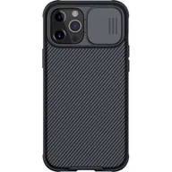 Etui i futerały do telefonów - Nillkin CamShield Pro Case Apple iPhone 12 Pro Max Black - miniaturka - grafika 1