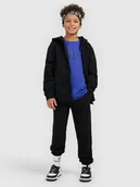 Bluzy dla chłopców - 4F Bluza dresowa rozpinana z kapturem chłopięca - czarna 128 (7-8 lat) - miniaturka - grafika 1