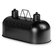 Akcesoria do terrarium - Resun Reptile Black Lamp Big Duo - Lampa Podwójna Do Terrarium - miniaturka - grafika 1