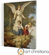 Ikony i obrazy sakralne - Obraz canvas z Aniołem Stróżem - miniaturka - grafika 1