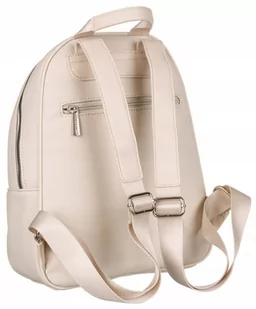 Pojemny plecak damski ze skóry ekologicznej — David Jones - Plecaki - miniaturka - grafika 3