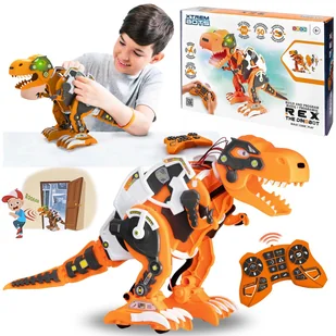 Xtrem Bots - Interaktywny robot DINOZAUR do nauki programowania, ŚWIATŁO, DŹWIĘK Rex The Dinobot 6+ - Roboty dla dzieci Xtrem Bots - Interaktywny robot DINOZAUR do nauki programowania, ŚWIATŁO, DŹWIĘK Rex The Dinobot 6+ - Roboty dla dzieci - miniaturka - grafika 1