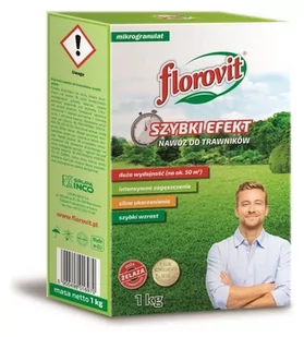 IncoVeritas Florovit nawóz do trawników SZYBKI EFEKT 1kg - Nawozy ogrodnicze - miniaturka - grafika 1