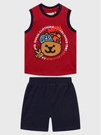 Koszulki i topy damskie - Guess Komplet top i szorty materiałowe I3GG13 K8HM0 Kolorowy Regular Fit - miniaturka - grafika 1