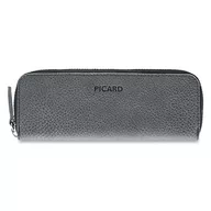 Etui na dokumenty i karty - Picard Damskie etui na przybory piśmiennicze z prawdziwej skóry średnia | szerokość 2 cm wysokość 7 cm długość 18 cm z zamkiem błyskawicznym | biznesowe, na co dzień | - miniaturka - grafika 1