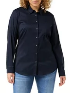 Bluzki damskie - Tommy Hilfiger Bluzka damska Heritage Slim Fit Shirt, Midnight, 38 - miniaturka - grafika 1