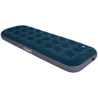 Zabawki i gry sportowe - JiLong MATERAC FLOKOWANY 1-OSOBOWY Z WBUDOWANĄ POMPKĄ NOŻNĄ 191x73x22CM 24130 - miniaturka - grafika 1