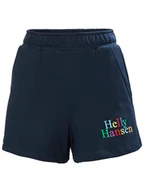 Spodnie sportowe damskie - Helly Hansen Szorty dresowe "Core" w kolorze granatowym - miniaturka - grafika 1