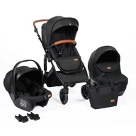 Wózki dziecięce - FREEON WÓZEK 3 W 1 COMFORT TRIO, SZARY - miniaturka - grafika 1