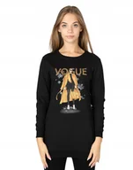 Bluzy damskie - Długa Bluza Tunika Damska Bawełniana 241-02 r S - miniaturka - grafika 1