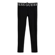 Legginsy - Dziecięce Legginsy GUESS LEGGINGS J3BB14KC0Q0-JBLK – Czarny - miniaturka - grafika 1