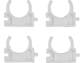 Akcesoria hydrauliczne - UCHWYTY, KLIPSY MONTAŻOWE, INSTALATORSKIE, OTWARTE DO RUR 20MM 4SZT. - miniaturka - grafika 1